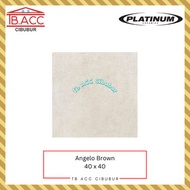 Angelo Brown 40x40 Platinum Keramik Kasar