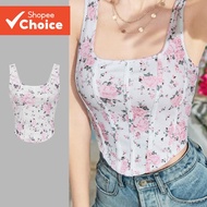 B120-FEB25-A-1-printed structured vest-TKB120ED198  B120-FEB25-A-1-Baju Tanpa Lengan Struktur Cetaka