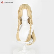 Anime Marcille Donato Cosplay Wig 70cm Long Blonde Golden Pre Braided Wig Heat Resistant Synthetic H