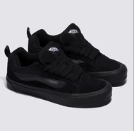 [ SEPATU PREMIUM ] - SEPATU VANS KNU SKOOL FULLBLACK HITAM POLOS SNEAKERS FOR MEN AND WOMEN WAFLE DT