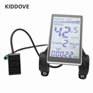 KIDDOVE Electric Bike LCD Meter, LCD Screen 24V 36V 48V 60V Electric Bicycle LCD Display, Durable 5 