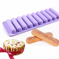 Sponge Finger Cake mould Lady Finger Baking Pan Tiramisu Sponge Mold Eclair Pan