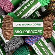 550 Full Range Umbrella Rope Outdoor Equipment Seven Cores 4mmmm 550 List 31m Outdoor Camping Polyes