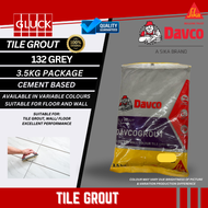 Davco Tiles Colour Grout For Floor & Wall Joint Filler Vacuum Packing 3.5kg closing tiles gap
