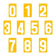 Score Keeper Numbers 0-9 Scoring Board Lightweight Flip Number Cards for Tennis Ball Soccer Baseball