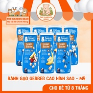 GERBER American Star-Shaped Rice Cakes 42g – Dissolves Fast, Safe for Babies 8 Months+