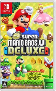 任天堂 - Switch 超級孖寶兄弟 U/ New Super Mario Bros.U Deluxe (中文/ 英文/ 日文版)