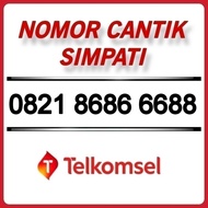 Telkomsel No Beautiful Simpati 0821 8686 6688