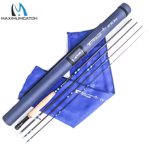 Maximumcatch 10/11FT 2/3/4WT 4SEC Nymph Fly Rod SK24 Carbon Fiber Nymph Fly Fishing Rod