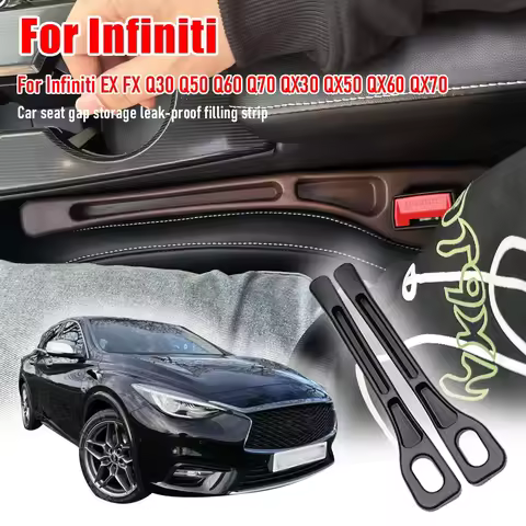 Car Seat Gap Filler Strips For Infiniti Q50 Q60 Q70 QX30 QX60 QX70 EX FX G37 EX35 EX30D FX35 FX30d F