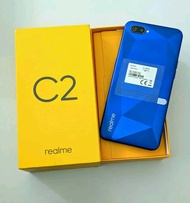 Realme C2 RAM 3/32 nominus masih mulus fullshet second rasa baru garansi resmi Indonesia