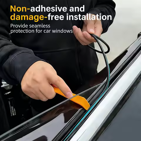 Automotive Window Glass Sealing Strip Door Frame Gap Seal Soundproofing Seal Strip Dustproof and Wat