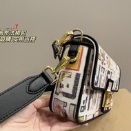 Gift Box Packaging Female Baguette Bag Genuine Leather Bag Female Bag Underarm Bag Crossbody Bag Bag