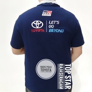 Baju Kaos Kerah Toyota Bordir Katun Otomotif Komunitas Premium Minimalis Aesthetic Elegan Premium Te