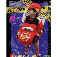 Mcqueen Doll Car Vest Halloween Portable Blue Shoes