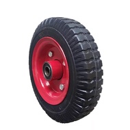 Rubber Caster Wheel, Metal Ball Bearing Wheels Load 1200lbs,for Logging Cart, Dolly, Trolley,