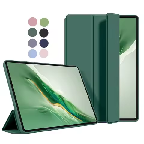 For Honor MagicPad 2 Case 12.3 inch PU Leather Flip Stand Soft TPU Back Cover for Honor MagicPad 2 M