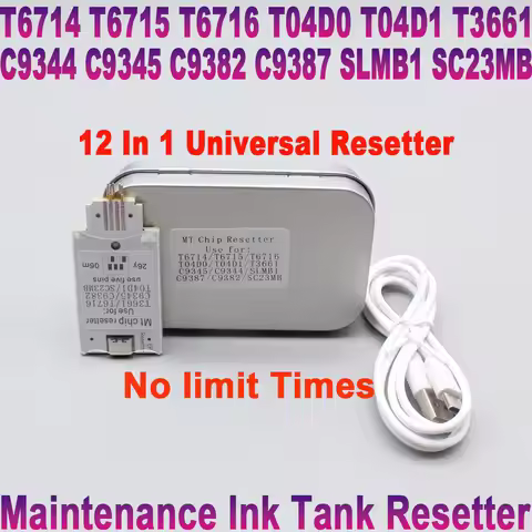 Plug And Play Waste Ink Tank Chip Resetter Unlimited Reset Tool Universal For Epson C9344 C9345 T04D