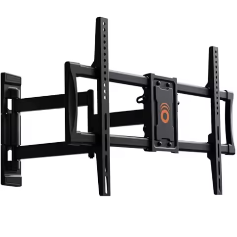 Corner TV Wall Mount for Big TVs 24 Inches of Extension Plus Smooth Full Motion Mount TVs Up to 65 I