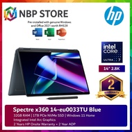 HP Spectre X360 14-Eu0033TU 14" 2.8K OLED Touch 2-In-1 Laptop Blue ( CU7-155U, 32GB, 1TB SSD, Intel Arc, W11, HS )