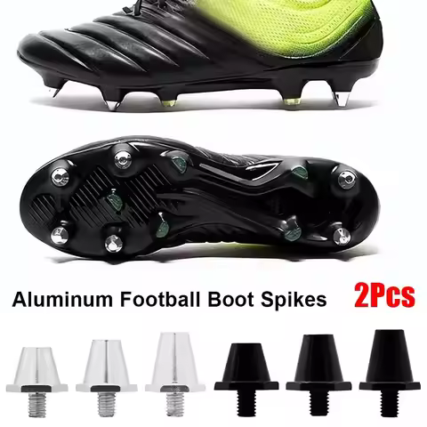 2Pcs Durable 11/13mm Football Boot Spikes M5 Thread Non Slip Soccer Shoe Studs Aluminum Soccer Boot