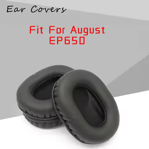 Ear Pads For August EP650 Headphone Earpads Replacement Headset Ear Pad PU Leather Sponge Foam
