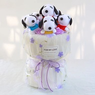 畢業 情人節 花束 公仔 送禮 snoopy 史努比 史路比 週年 紀念 生日禮物 畢業花束 olaf
