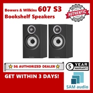 [🎶SG] Bowers &amp; Wilkins 607 S3 Bookshelf Speakers - 1 Pair (B&amp;W)