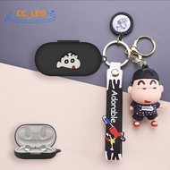 For XiaoMi Open EarBuds Case Cartoon Crayon Shin-chan Keychain Pendant Open EarBuds Silicone Soft Case  Cute Strawberry Bear XiaoMi Open EarBuds Shockproof Shell Protective Cover
