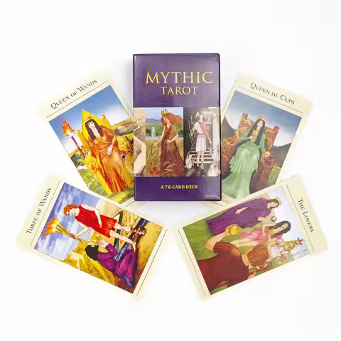78pcs Mythic Tarot Card Game - Divine Telling Board Game Family Party Supplies Ideal for Game Night 