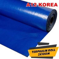 Terpal PE A12 Korea berkualitas per Roll 2 x 100 Meter