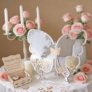 huobianj Guest Book for Wedding Reception Wooden Wedding Guest Book Wooden Butterfly Guest Book Alte