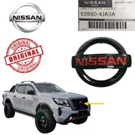 *  Nissan D23t Navara Np300 (Pro-4X) 2021 Front/Depan Radiator Grille Salong Logo Mark Emblem (Black