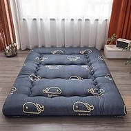 Heimorn Japanese Floor Mattress, Japanese Futon Mattress, Shikibuton Foldable &amp; Portable Camping Mattress with Washable Cover, Whale Queen
