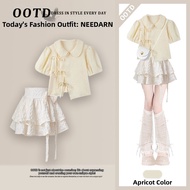 NEEDARNA | Dopamine OOTD Cute Two-Piece Outfit
