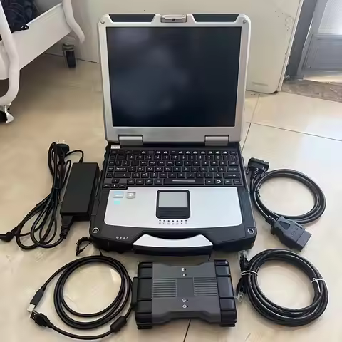 mb star sd c6 vci DOIP with software 2026.03v ssd installed in cf-31 laptop 4G touch screen full set