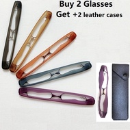 360 Degree Rotating Foldable Reading Glasses Men Women Fashion Portable Reading Glasses HD Reading G