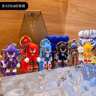 GANTUNGAN Creative Sonic Cartoon Doll Keychain For Holiday Gift Car Keychain Keychain Accessories