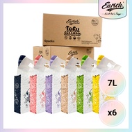 [BUNDLE DEAL] ENRICH Tofu Cat Litter sand Tofu 2.5kg/ 7L - 1 CTN _ (6 packs) Pasir Kucing Toufu Cat 