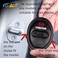 1/4Pcs Mazda Silicone Car Door Lock Protection Cover Door Lock Shock Absorber Silent Accessories Get