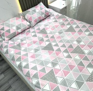 Áo nệm topper 2 mặt có khóa kéo | Ga bọc nệm nhật xuất dư đủ size Vỏ topper 2 mặt