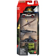 Jurassic World Rebirth Matchbox 5-Pack Asst รถแม็ตช์บ๊อกซ์ รุ่นจูราสสิคเวิลด์ แพ็ก 5 คัน คละแบบ JGL6