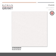 Granit Lantai 60x60 Putih Matte/Roman Granit dCalcite Bone