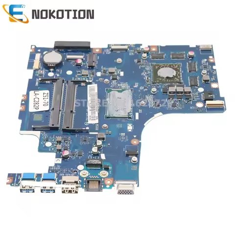 5B20J23747 LA-C282P For Lenovo Z51-70 Genuine Laptop Motherboard R9 M375 GPU I5-5200U CPU
