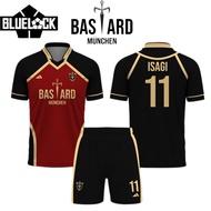 Jersey Anime Blue Lock Isagi Yoichi Bastard Munchen Team Football Jersey Sportswear Men Women