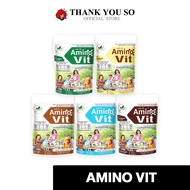 อะมิโนวิต Amino Vit อาหารทดแทนโปรตีนจากธรรมชาติ ฟื้นฟูการทำงานของไต หมอบุญชัย 1 ห่อ 10 ซอง