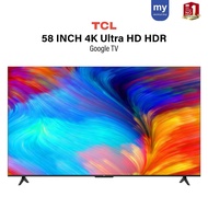 TCL 58P635 58 Inch 4K Ultra HD Google TV Android TV Smart TV Youtube Netflix