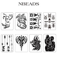 1pc  Horse Stencil 11.7x8.3 inch Horse Drawing Painting Stencils Plastic Horse Stencils Rectangle Re