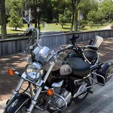 For Suzuki GZ150-A/HS125 QS150 GZ125HSGZ150 GN250 PC Material Modified Motorcycle Windshield Windscr