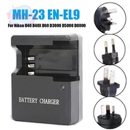 TOHESP Camera Battery Charger Universal Durable LED Indicator EN-EL9 Power Adapter for Nikon D40 D40